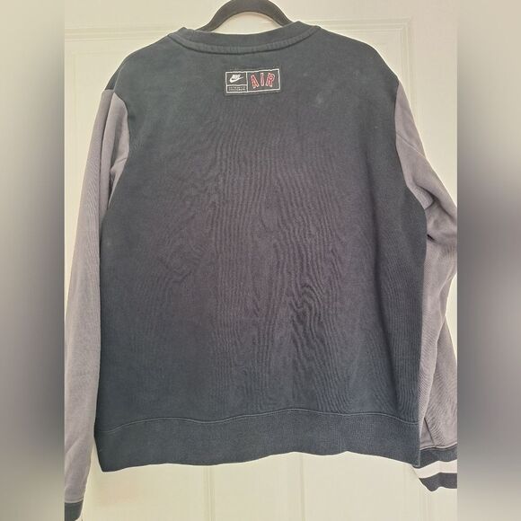 Nike Air Spell Out Crew Neck Pullover Sweater Mens Sz S - Picture 3 of 7